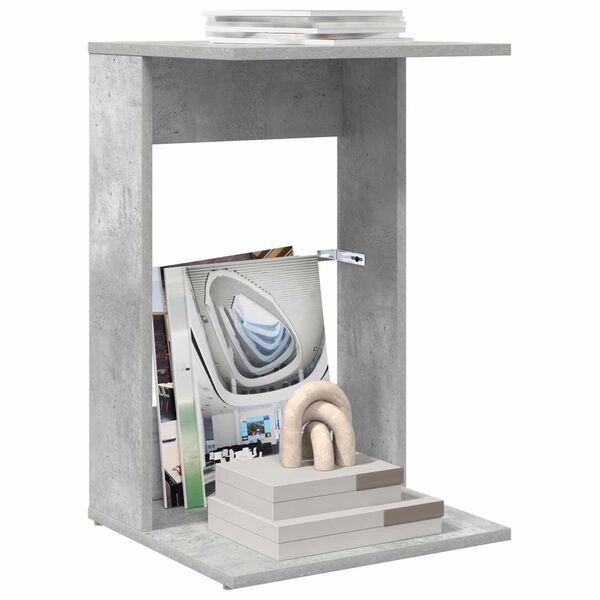 vidaXL Stolik boczny Betonowy szary 40 x 38 x 62,5 cm