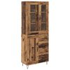 vidaXL Highboard z szufladą Stare drewno 69,5 x 34 x 90 cm
