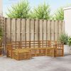 vidaXL Zestawy sof 6 pcs Naturalny Lite Drewno Akacji