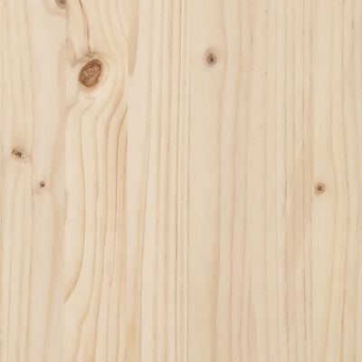 vidaXL Biurko, 110x50x75 cm, lite drewno sosnowe