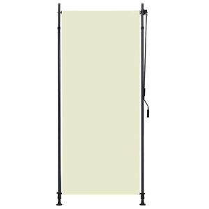 vidaXL Roleta zewnętrzna, 100x270 cm, kremowa