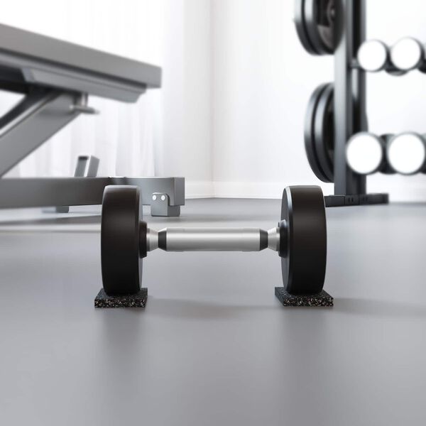 vidaXL Rolka Gumowa Czarny Guma