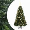 vidaXL Sztuczna choinka z bombkami 120 cm 150 LED Ciepła biel