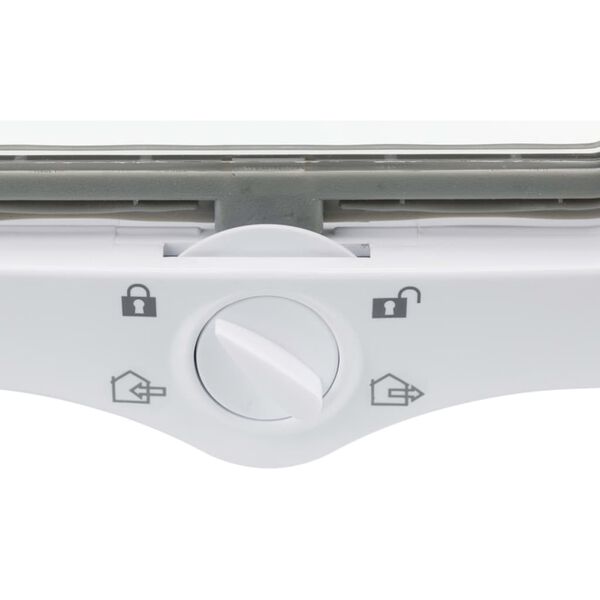 TRIXIE Drzwiczki dla kota z 4 formami zamknięcia, 2 tunele, białe