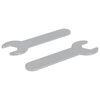 vidaXL Spanner 2 pcs Srebrny 13 mm Żelazo