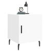 vidaXL Szafka nocna, biała, 40x40x50 cm, materiał drewnopochodny
