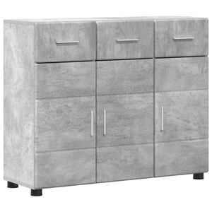 vidaXL Bufet FLORIN 88,5 x 30,5 x 73 cm Betonowy szary