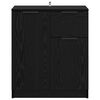 vidaXL Bufet Czarny Dąb 60 x 30 x 70 cm Materiał drewnopochodny