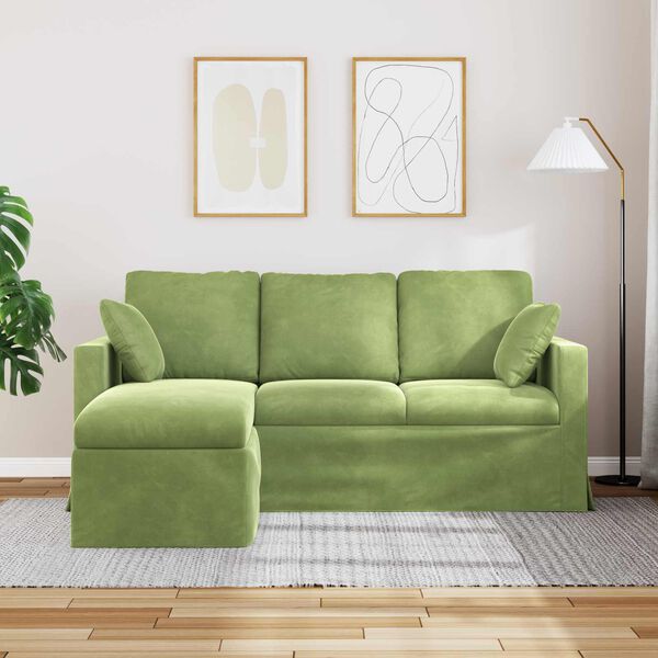 vidaXL Sofa Jasnozielony