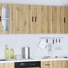 vidaXL Szafki ścienne kuchenne 2 szt. Dąb rzemieślniczy Drewno klejone