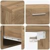 vidaXL Zestaw szafek RTV Dąb rzemieślniczy Materiał drewnopochodny