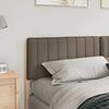vidaXL Tapicerowane wezgłowie Z zagł&oacute;wkiem Brązowy i Taupe 200 cm
