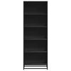 vidaXL Regał, czarny, 60x35x170,5 cm, materiał drewnopochodny