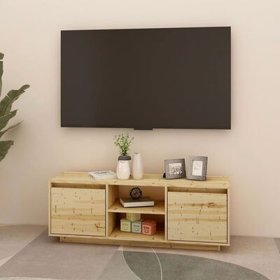 vidaXL Szafka pod telewizor, 110x30x40 cm, drewno jodłowe