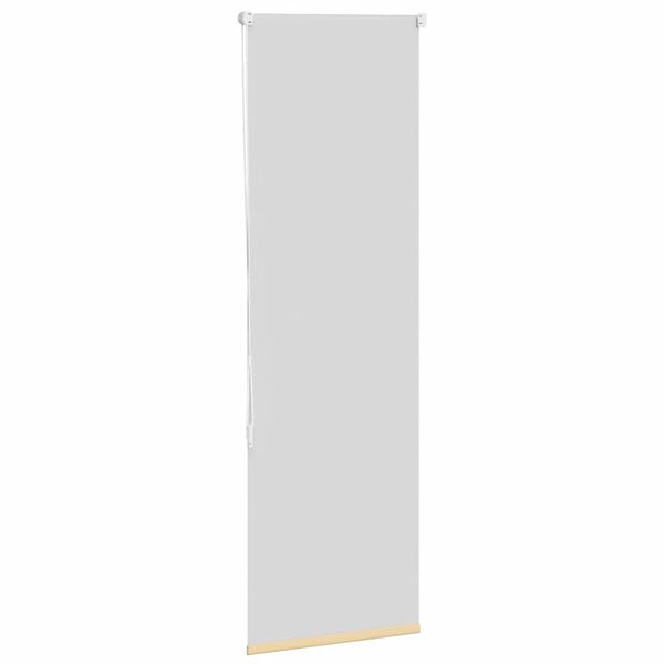 vidaXL Roleta zaciemniająca beżowa 60x175 cm Szerokość tkaniny 55,7 cm