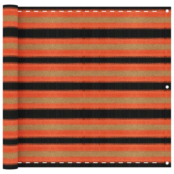 vidaXL Parawan balkonowy, wielokolorowy, 90x300 cm, HDPE