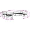 vidaXL Zestaw sof na zewnątrz 9 pcs Naturalny Lite Drewno Akacji