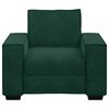 vidaXL Sofa Fotel Ciemnozielony 100x78x84 cm Aksamit