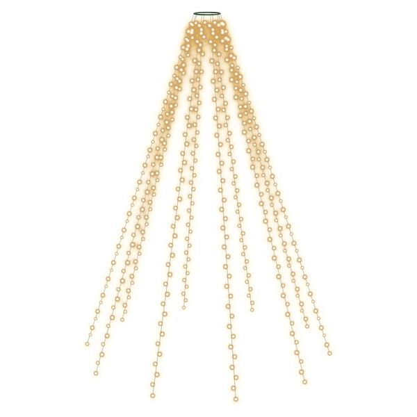 vidaXL Połączone lampki choinkowe, siatka 500 LED, 500 cm