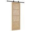 vidaXL Drzwi przesuwne ORKDAL naturalny 73,5 x 211 cm
