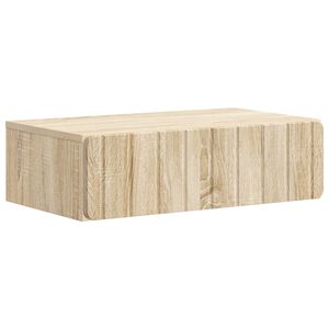 vidaXL Stolik boczny montowany na ścianie dąb Sonoma 59 x 34,5 x 17 cm
