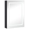 vidaXL Szafka łazienkowa z lustrem i LED, 50x13x70 cm