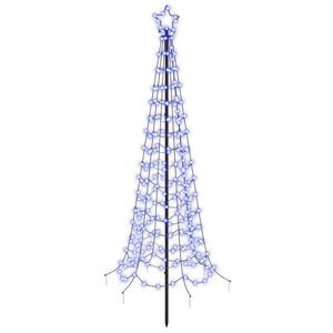 vidaXL Choinka spiralna LED z kolcem do ziemi EKENAS 180 cm 220 LED