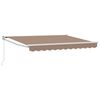 vidaXL Markiza wysuwana Ciemnoszary 4,5 &times; 3 m