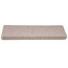 vidaXL Maty na schody 30 szt. 65x21x4 cm Taupe Rectangular Edge
