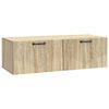 vidaXL Szafka RTV montowana na ścianie dąb Sonoma 98 x 41 x 30 cm