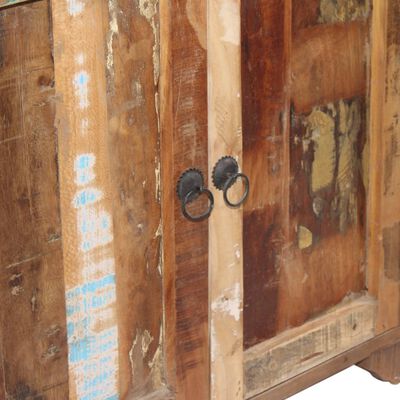 vidaXL Kredens z półkami, lite drewno z odzysku, 120x35x200 cm