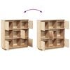vidaXL Szafka, 110,5x35x117 cm, lite drewno sosnowe