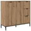 vidaXL Bufet Dąb rzemieślniczy 89,5 x 33 x 82 cm Drewno inżynieryjne