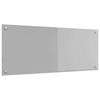vidaXL Panel kuchenny Jasnoszary 100 x 40 cm szkło hartowane