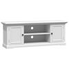 vidaXL Szafka pod TV, biała, 110x30x41 cm, materiał drewnopochodny