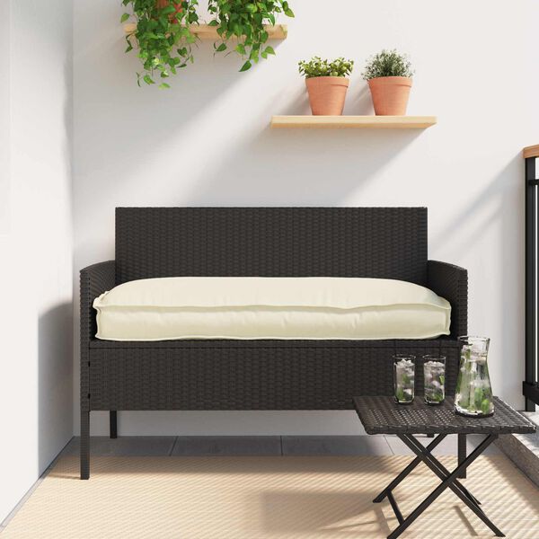 vidaXL Zestaw poduszek na paletę 2 pcs Kremowy 100 x 40 x 8 cm