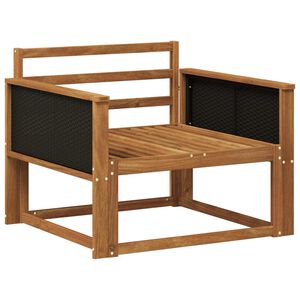 vidaXL Środkowa sofa ogrodowa naturalny