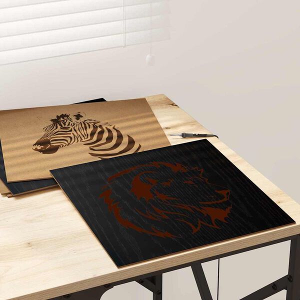 vidaXL Panele dekoracyjne 50 pcs Czarny Dąb 30 x 30 x 0.27 cm