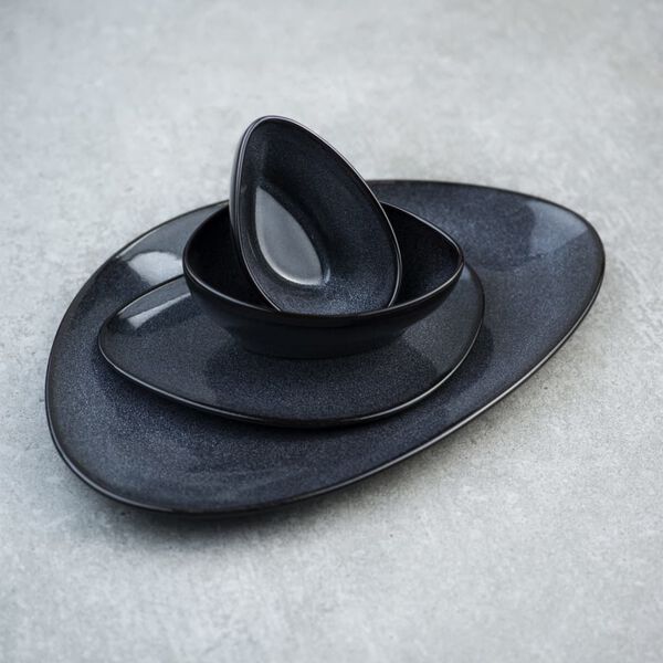 Cosy & Trendy for Professionals Talerze Black Granite, 6 szt., czarne