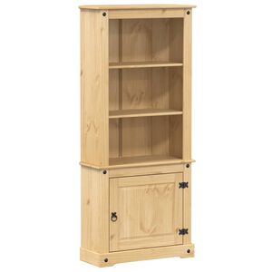 vidaXL Kredens Corona, 74x38x170 cm, lite drewno sosnowe