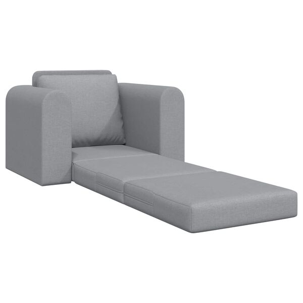 vidaXL Sofa Bed Jasnoszary 98 x 71 x 83 cm tkanina