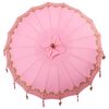 vidaXL Baliński Parasol R&oacute;żowy 185 x 185 x 260 cm