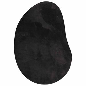 vidaXL Dywan HUARTE Czarny 160 x 230 cm Poliester