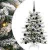 vidaXL Sztuczna choinka z zawiasami Biały 120 cm PE i PVC