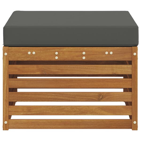 vidaXL Pufa na zewnątrz Lite Drewno Akacji Naturalny