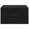 vidaXL Szafka Nocna Czarny dąb 35 x 35 x 20 cm Materiał drewnopochodny