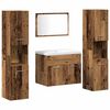 vidaXL Zestaw do przechowywania 4 pcs Materiał drewnopochodny