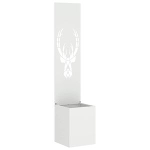 vidaXL Ekran zapewniający prywatność w ogrodzie Biały 32 x 32 x 150 cm