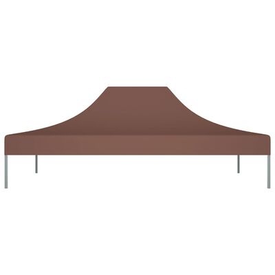 vidaXL Dach do namiotu imprezowego, 4 x 3 m, brązowy, 270 g/m²