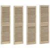 vidaXL Drzwi do szafki z drzwiami 4 szt. naturalny 140,5 x 39,5 cm